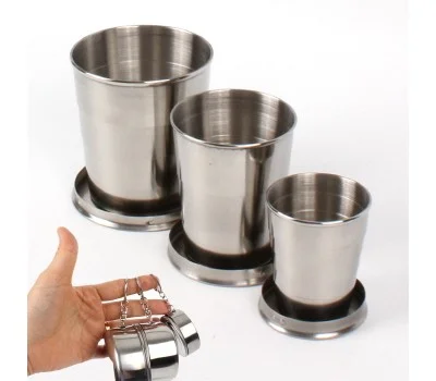 휴대용 접이식 등산컵 150ml