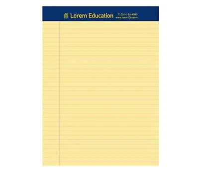 라인 리갈패드 A4 박인쇄 금박 은박