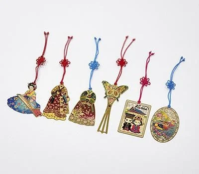 금장자개 책갈피 전통문화