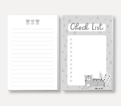 주문제작 떡메모지 64절 85x128mm 50매