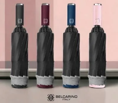 벨카리노 거꾸로 우산 3단완전자동우산 암막 양우산