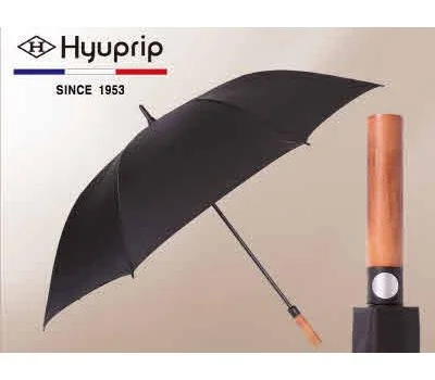 협립 75 원목손 심플 자동골프우산
