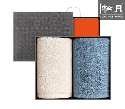 송월 라이트무지40 세면수건 2p세트