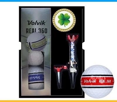 볼빅 리얼 360 퍼팅라인 3구 볼마커 자석티세트