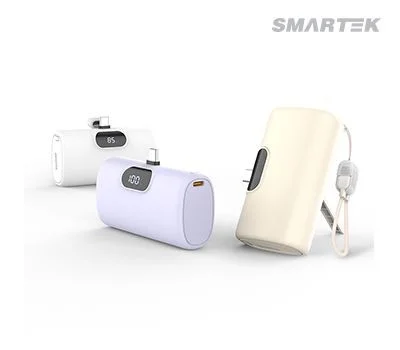 스마텍 PD 22.5W 고속충전 일체형 미니보조배터리 1...