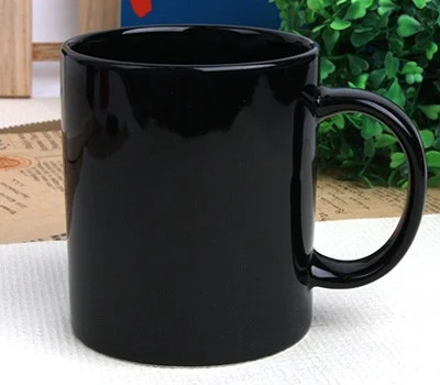 키친필 블랙머그컵 330ml