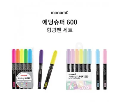모나미 에딩 슈퍼형광펜 600