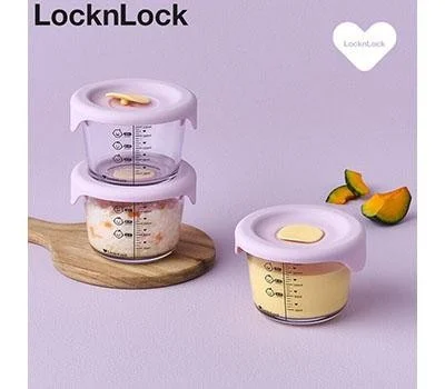 락앤락 리틀럽 디어 이유식용기 원형 간편캡