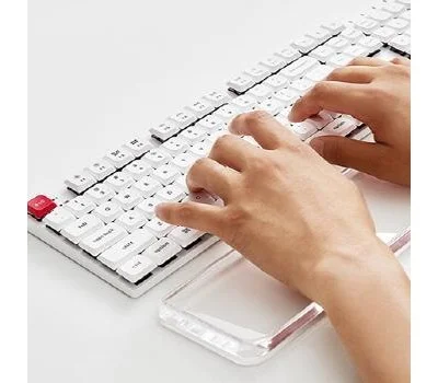 아이노트 투명 아크릴 팜레스트 키보드 손목받침대