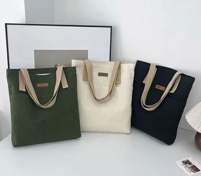 투포켓 에코백